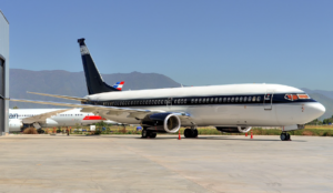 Boeing BBJ2 front day