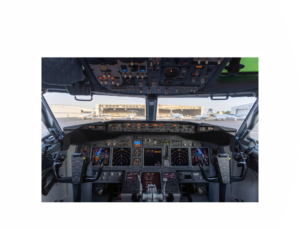 Boeing BBJ2 cockpit