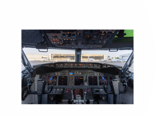 Boeing BBJ2 cockpit